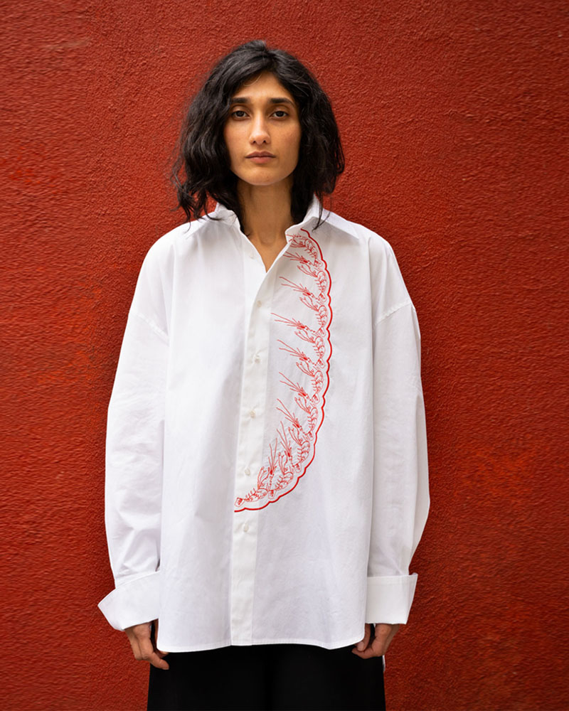 Chemise Brodée Tableau N°1